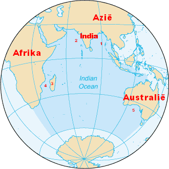 Indische Oceaan.