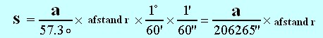 Formule voor diameter voorwerp.